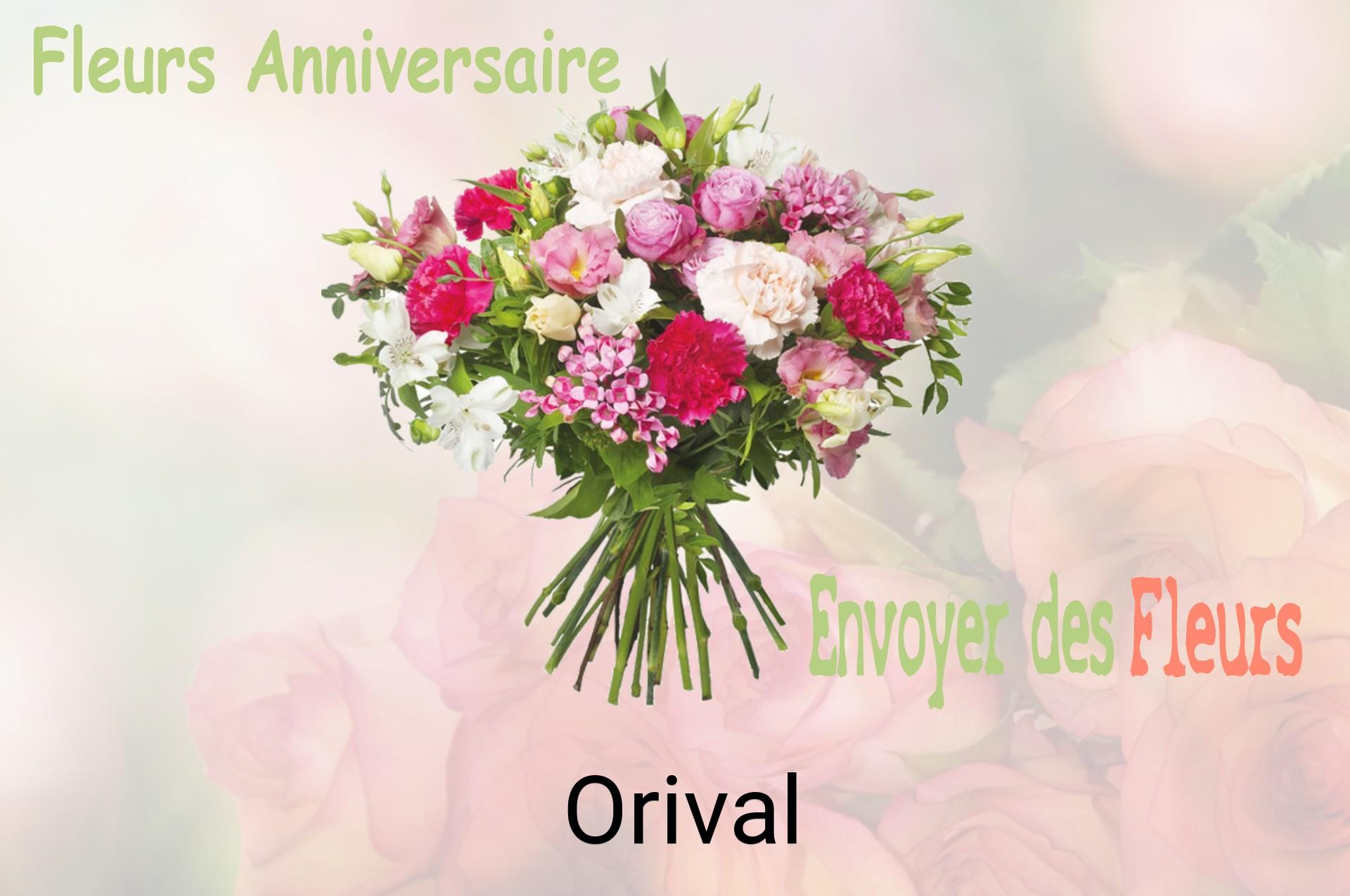 Bouquet de fleurs d’anniversaire livré à Orival
